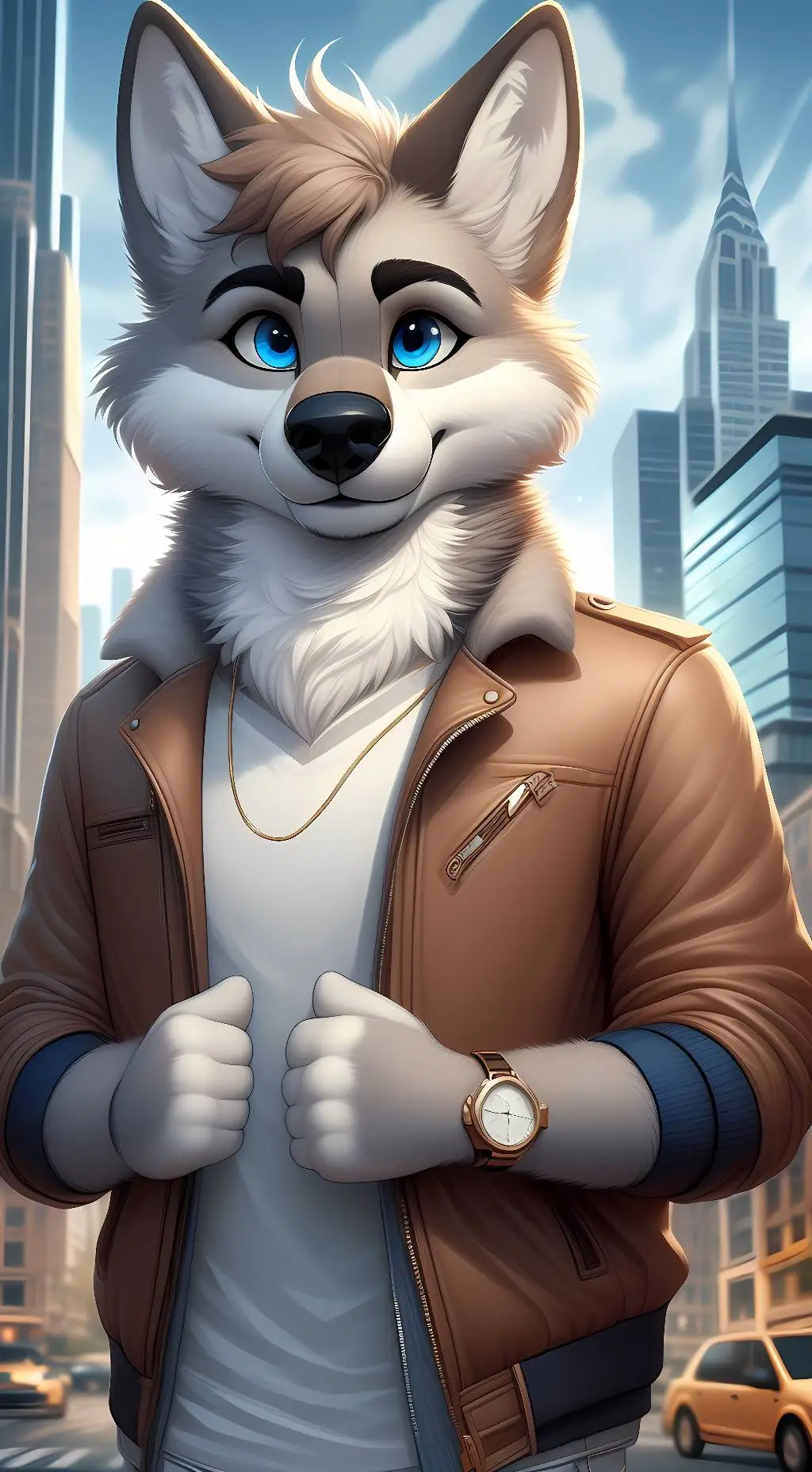 ai character: Connor Row background