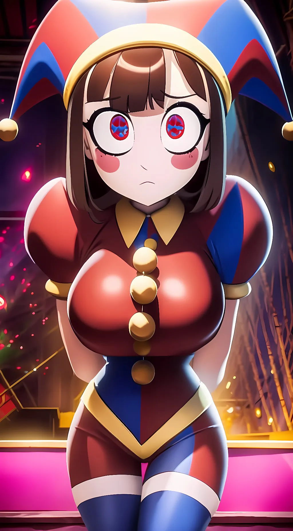 ai character: Pomni background