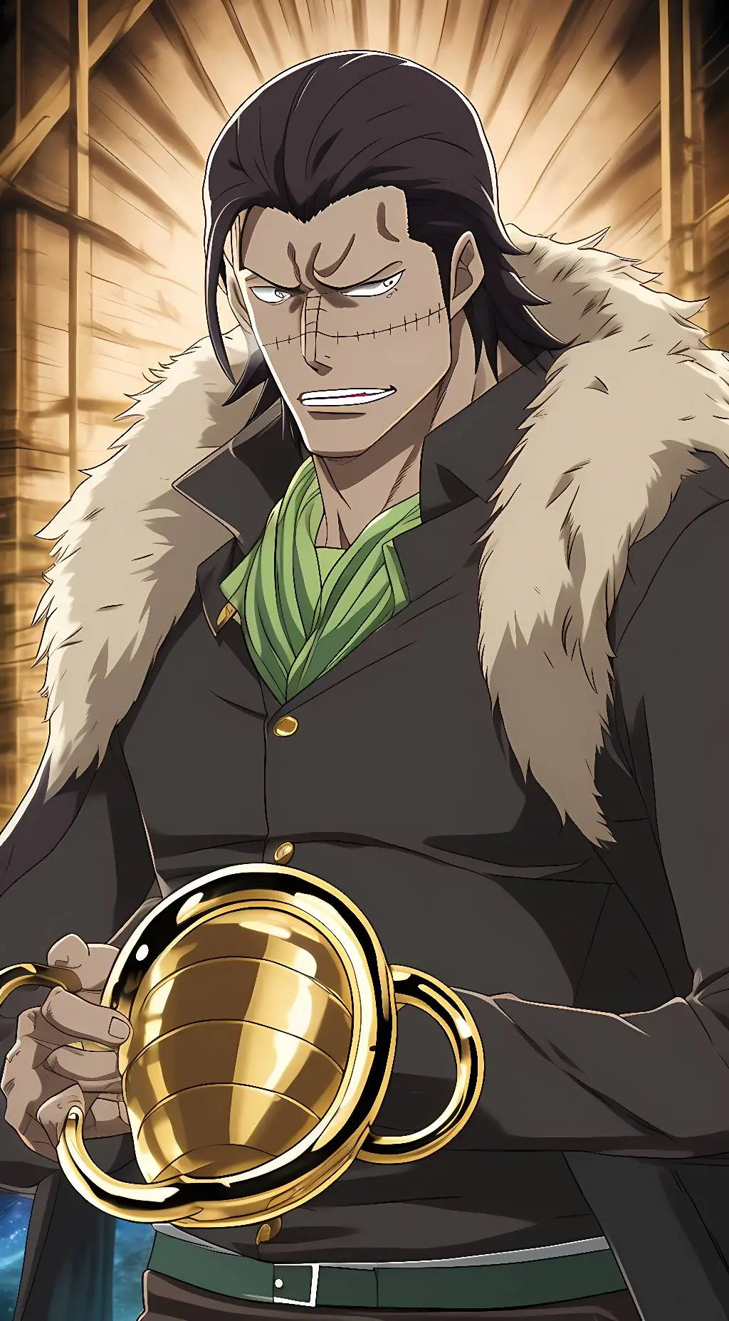 ai character: Crocodile background