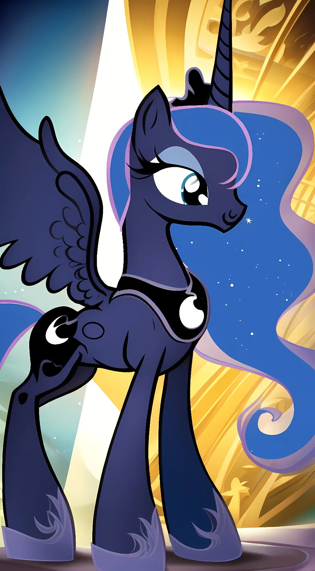 ai character: Princess Luna background