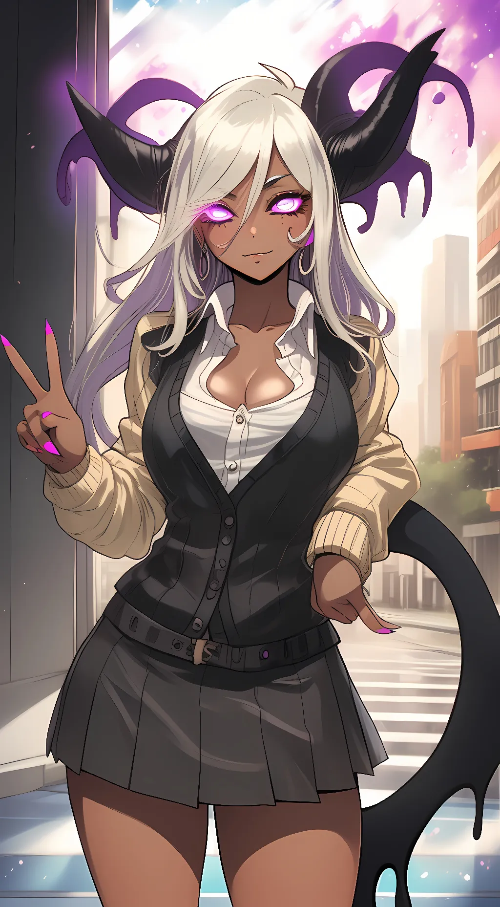 ai character: Kyrra, Outer Gyaru background