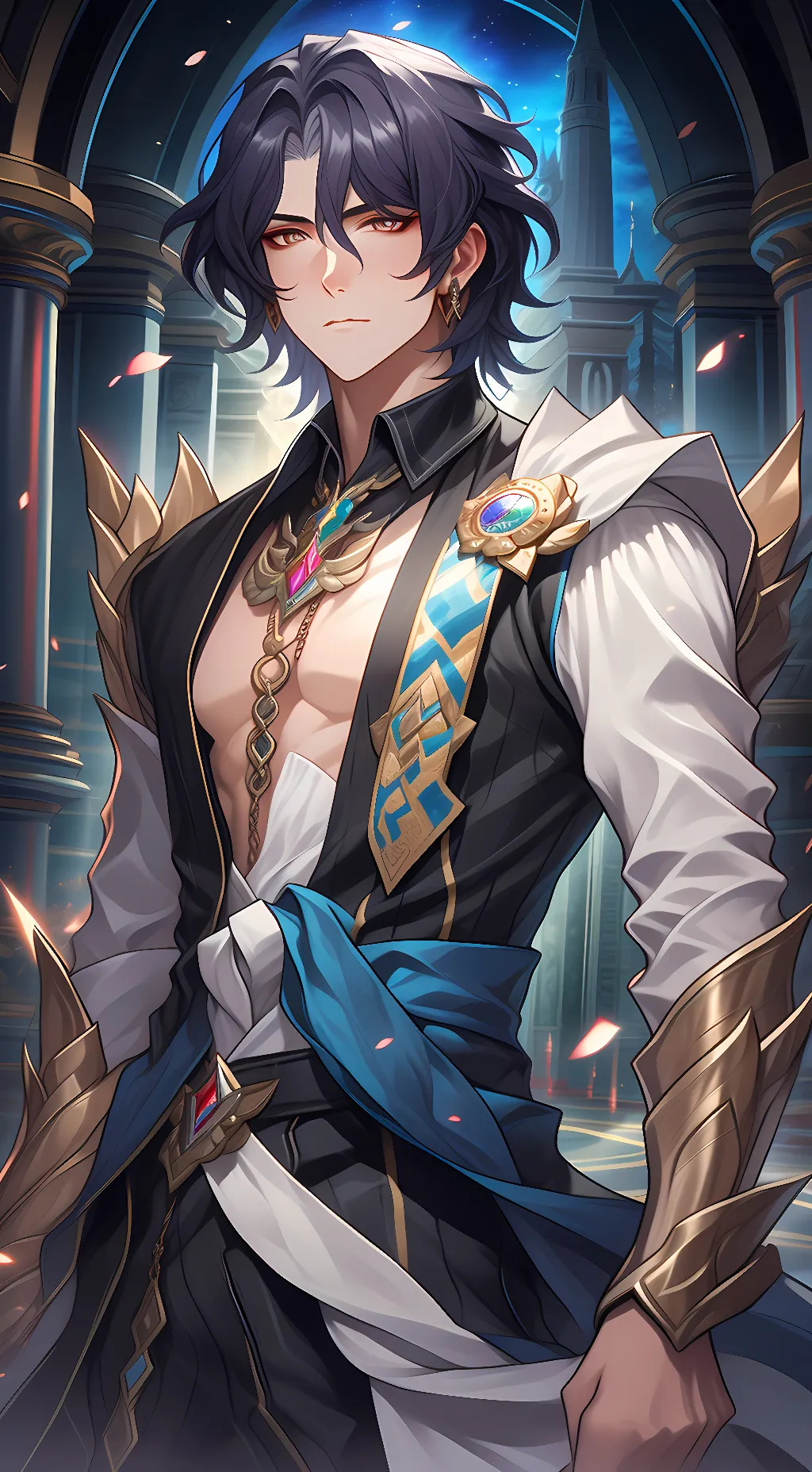 ai character: Dr ratio background