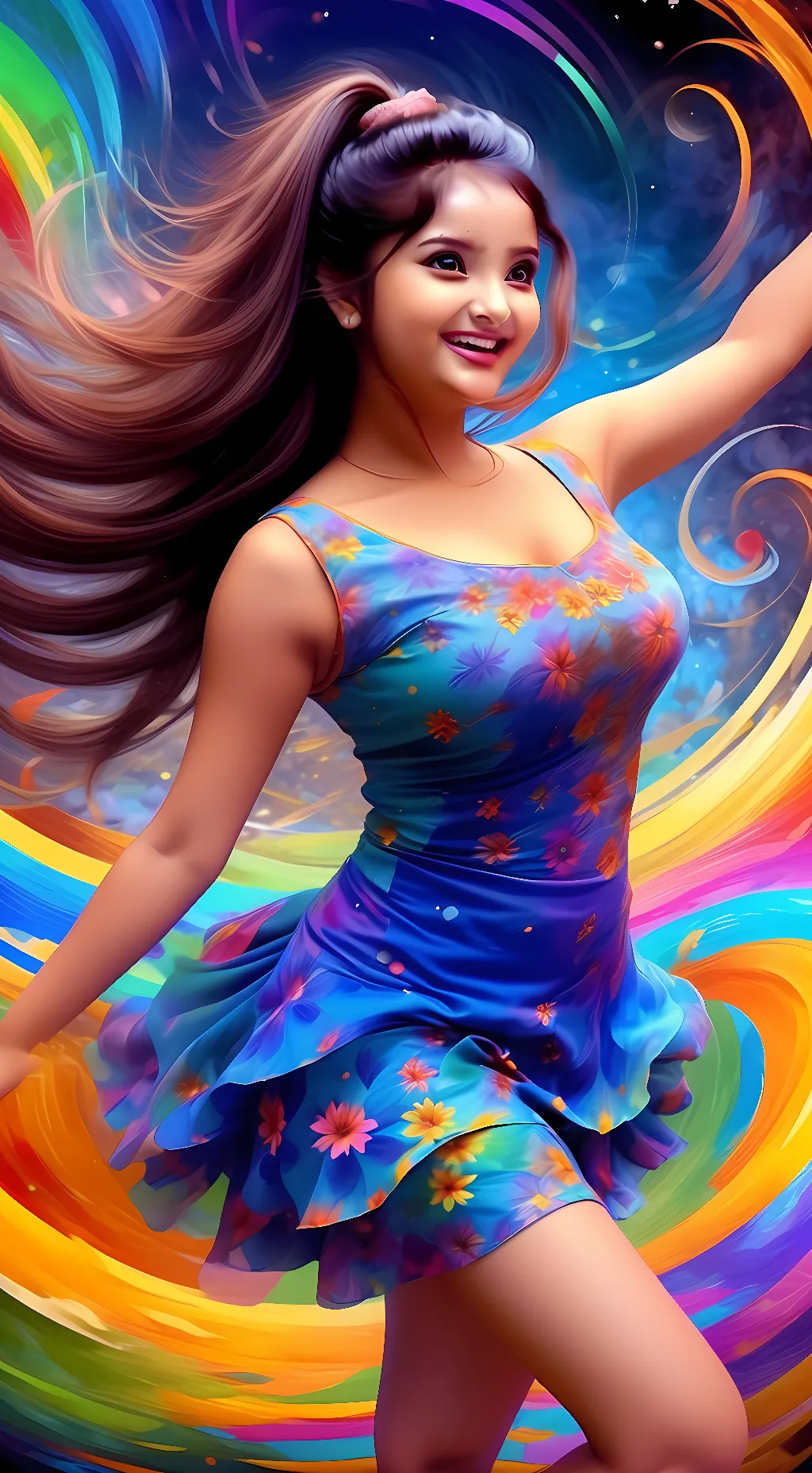 ai character: Dancer Pamila background