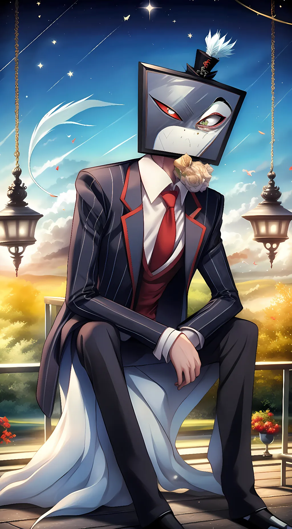 ai character: Scp x hh crossover background