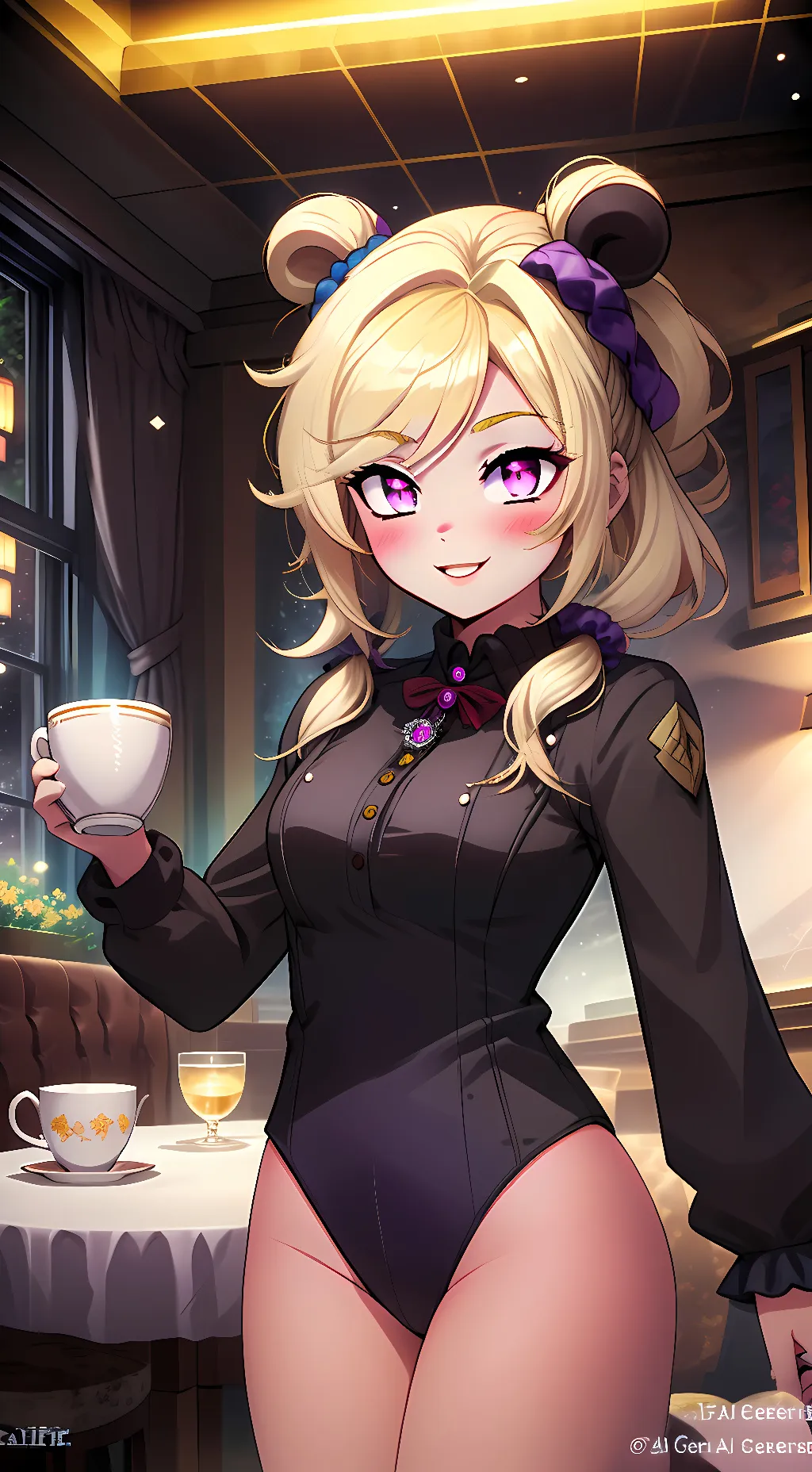 ai character: Chiyo  background