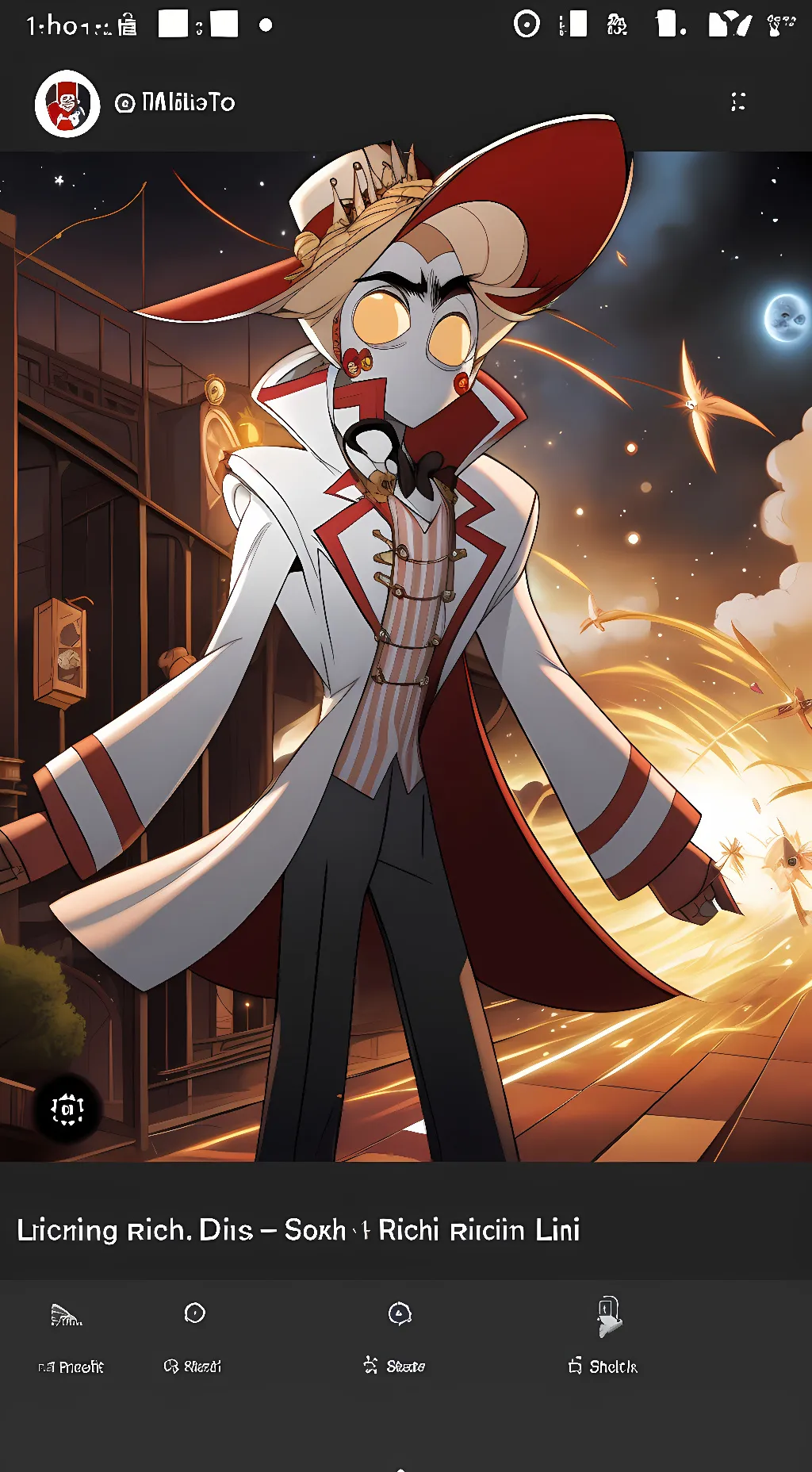 ai character: Lucifer  background