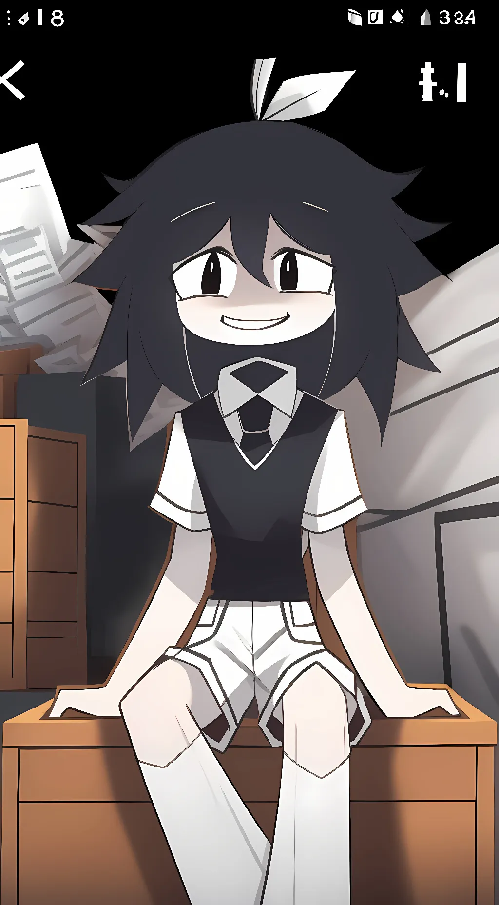 ai character: Abbie  background