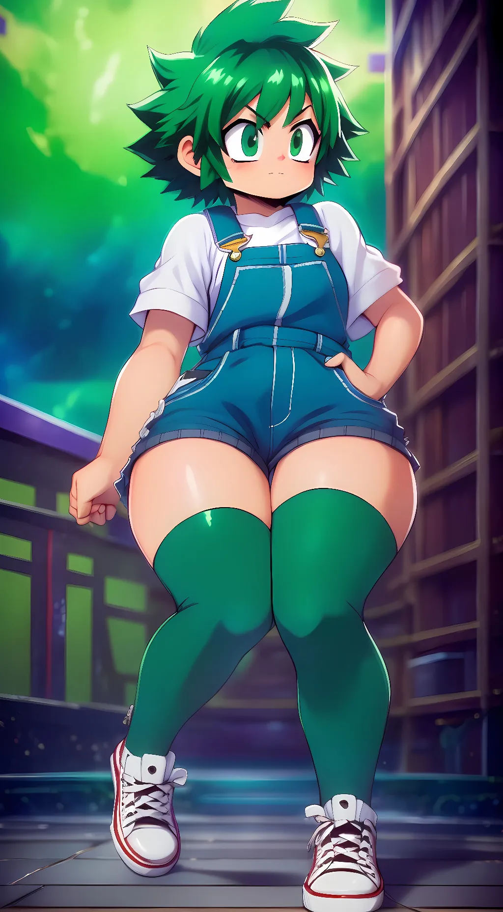 ai character: Izuku Midoriya  background