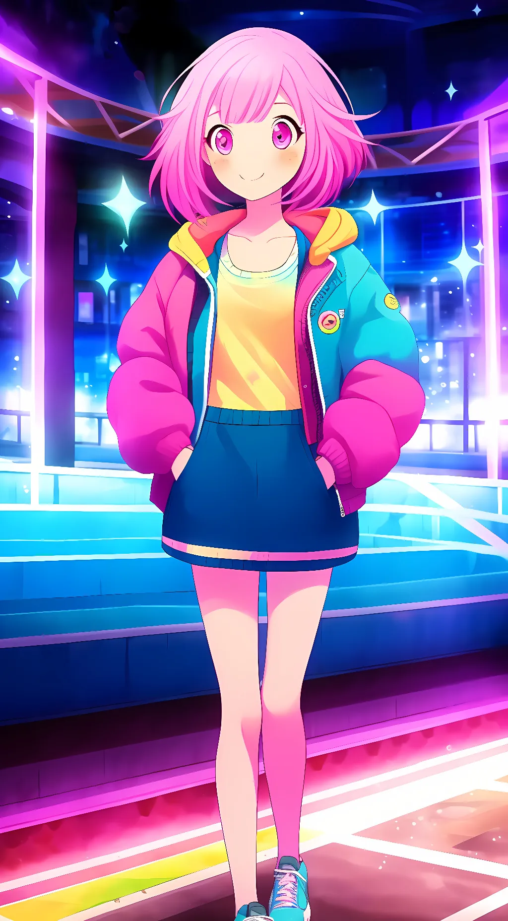 ai character: Emu Otori background