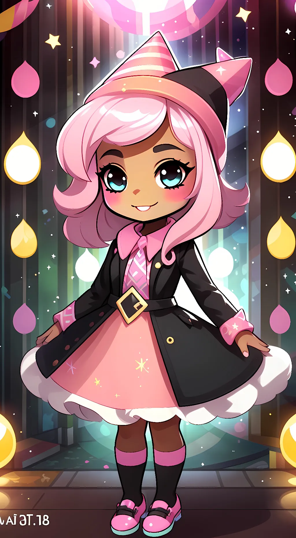 ai character: Circus Mimi background