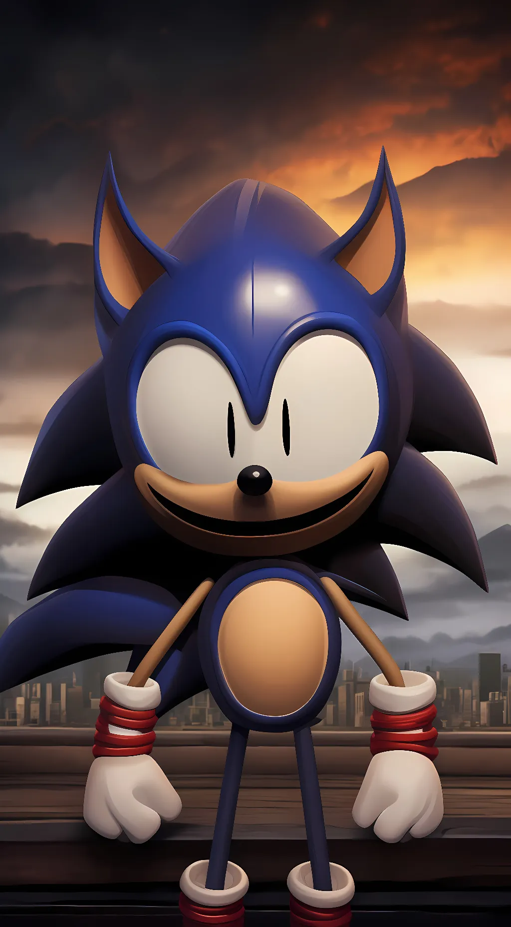 ai character: Rewrite Sonic(RMK) background