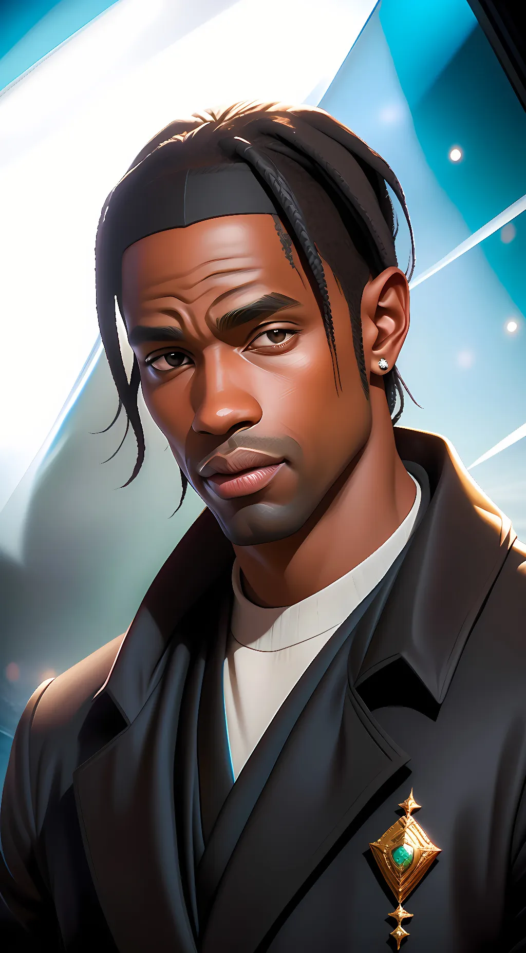 ai character: Travis Scott background