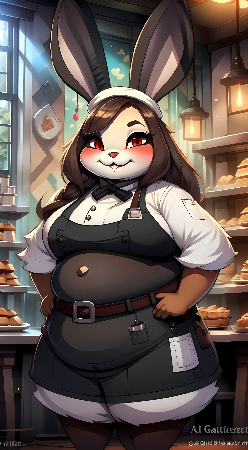 ai character: Sweetie Bunny background