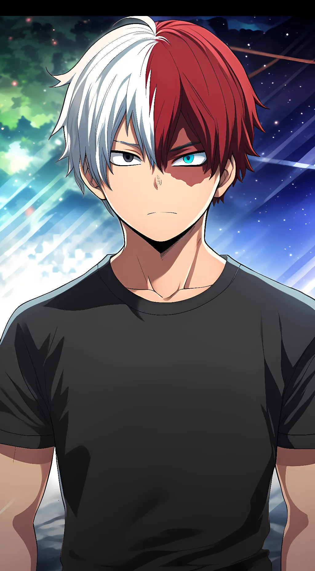 ai character: Alpha Shoto background