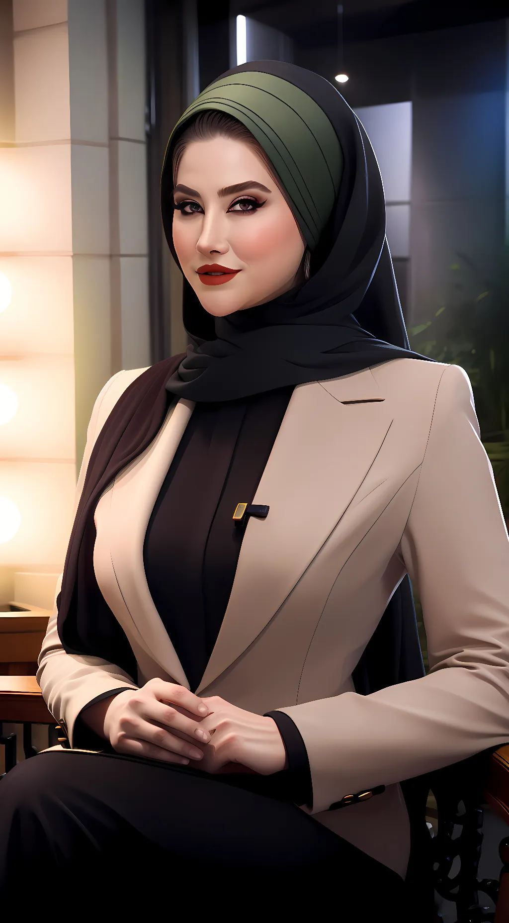 ai character: Miss Mary  background