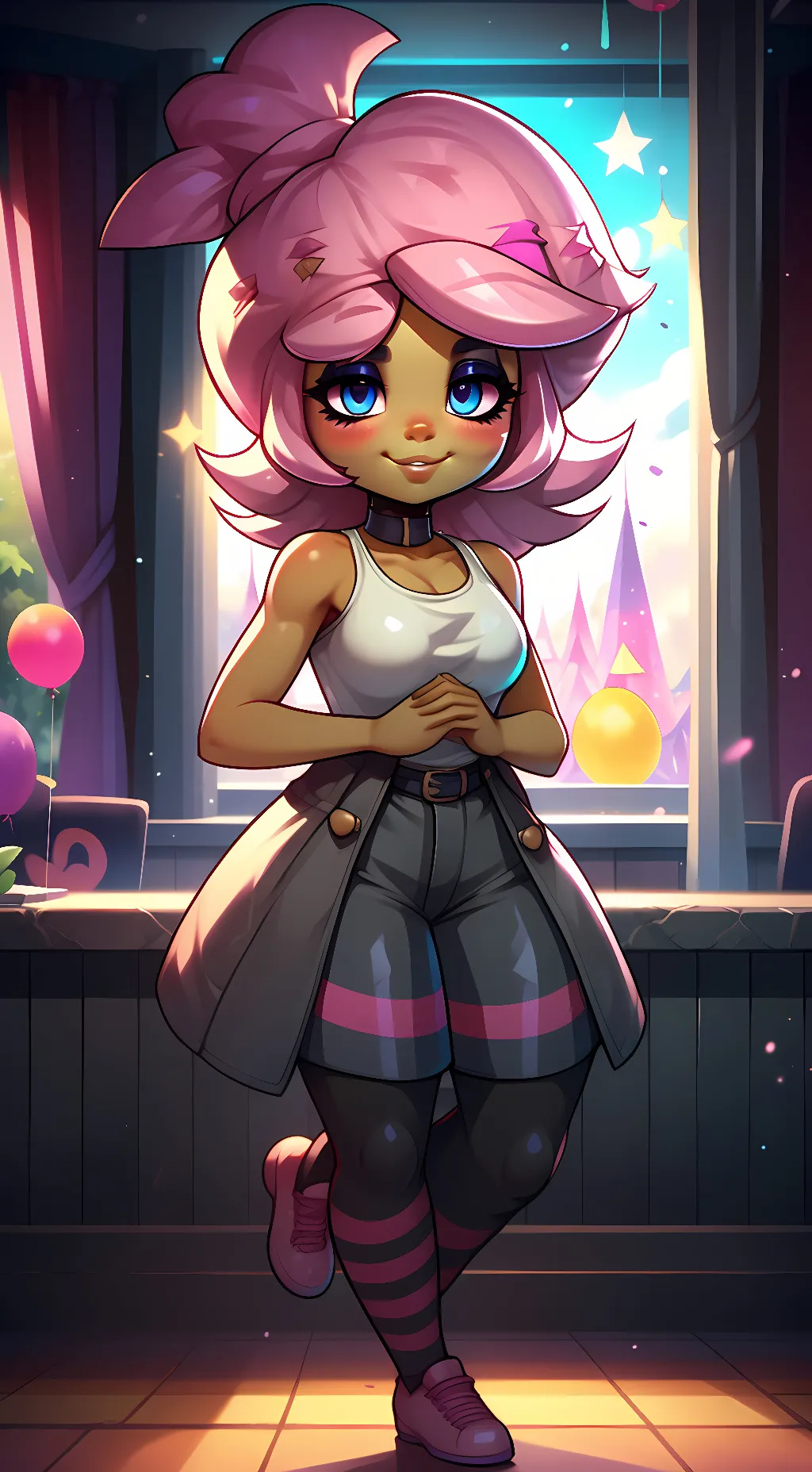 ai character: Ariana background