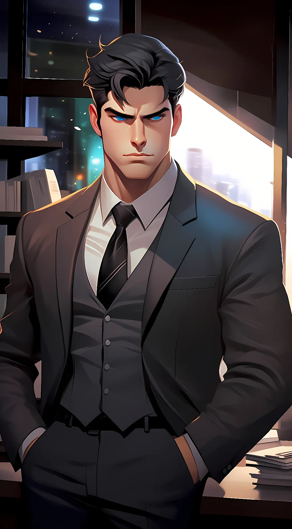 ai character: Samuel Davis background