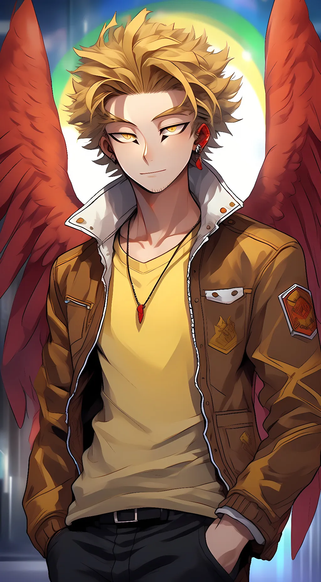 ai character: Hawks background