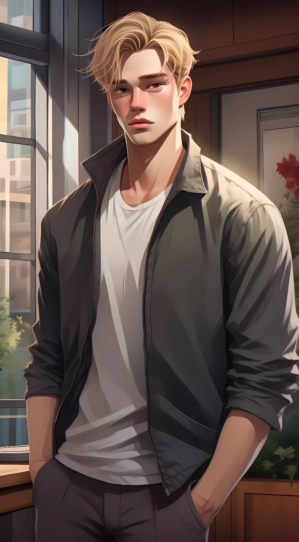 ai character: Anton background