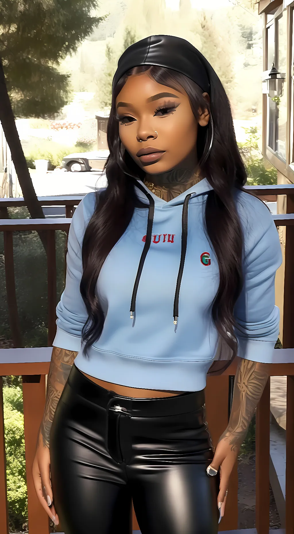 ai character: Ivana  background