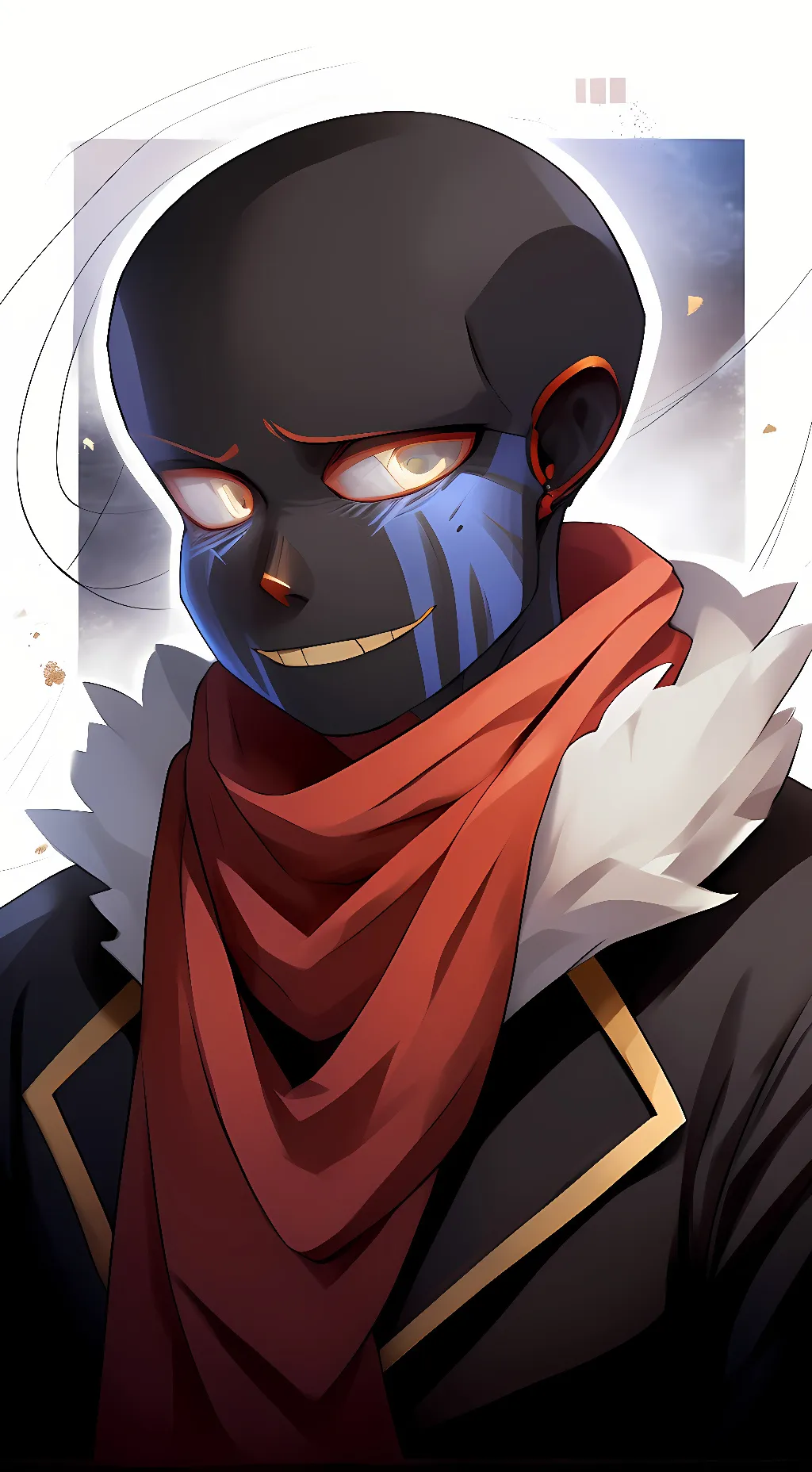 ai character: Error Sans background