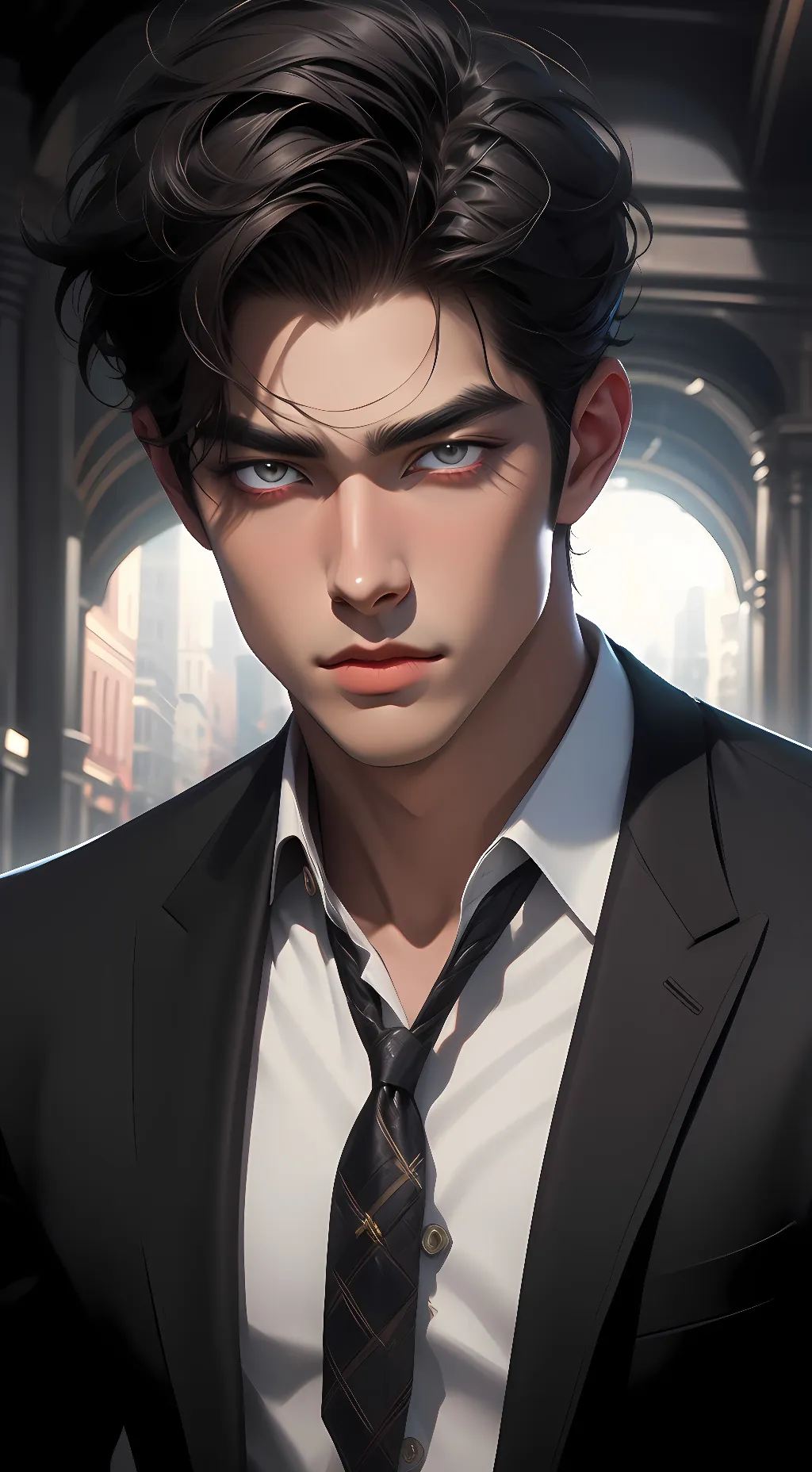 ai character: Martin background