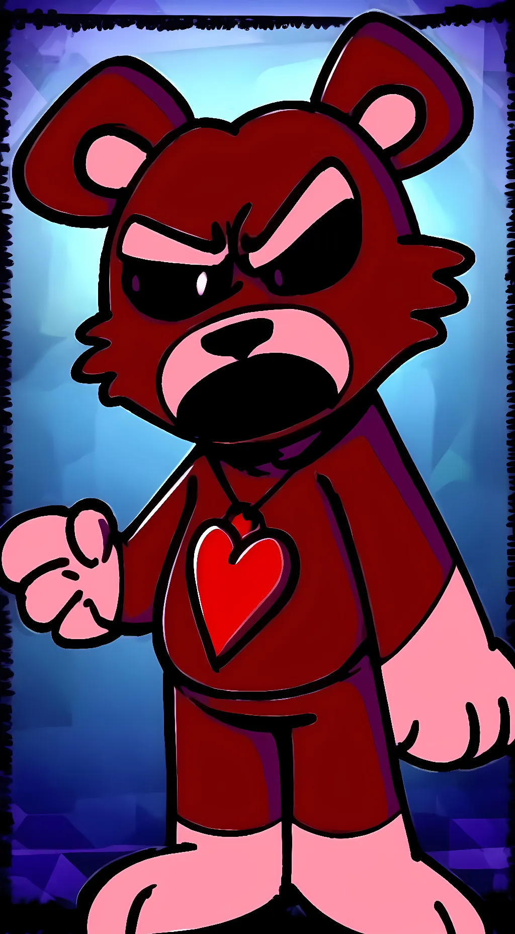 ai character: Groddy Grudgebear  background