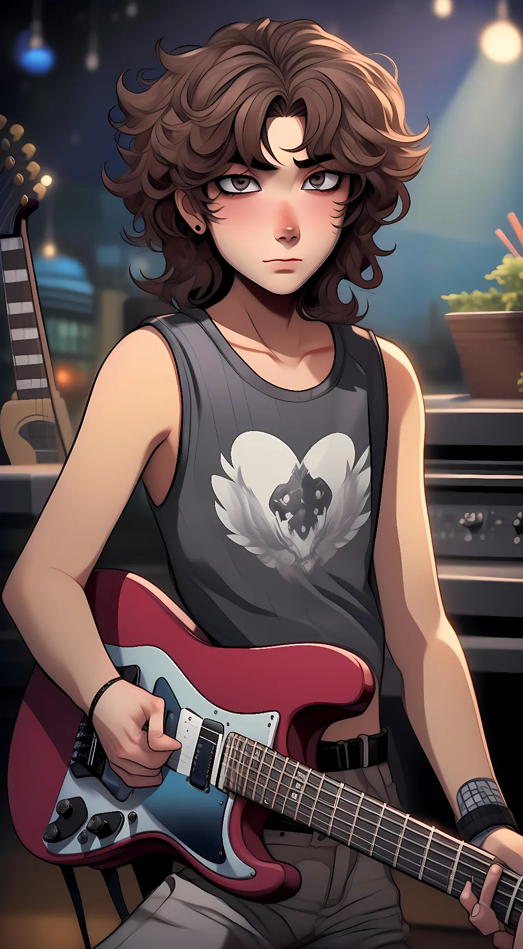 ai character: Michael afton✨ background