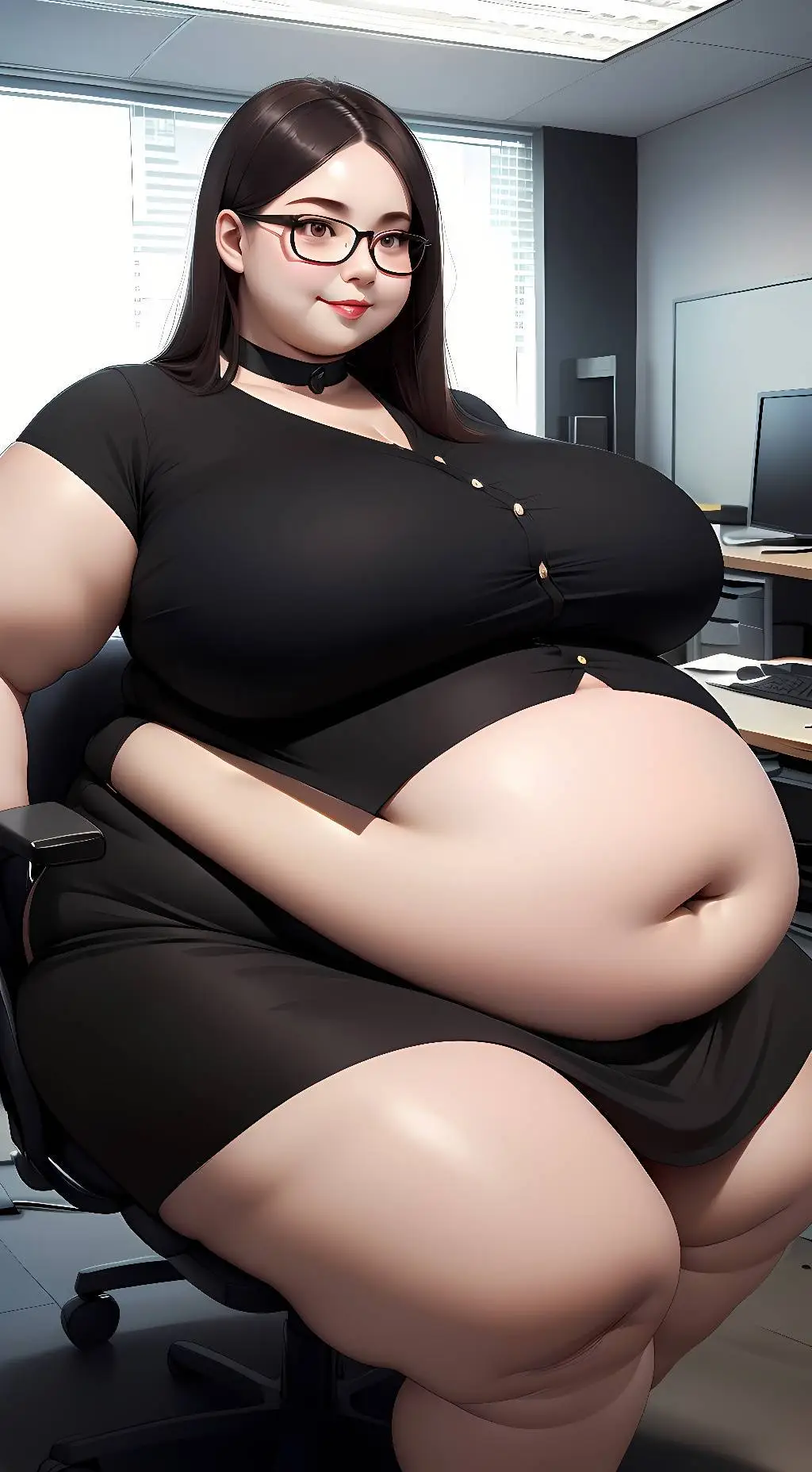 ai character: Fat Person List background