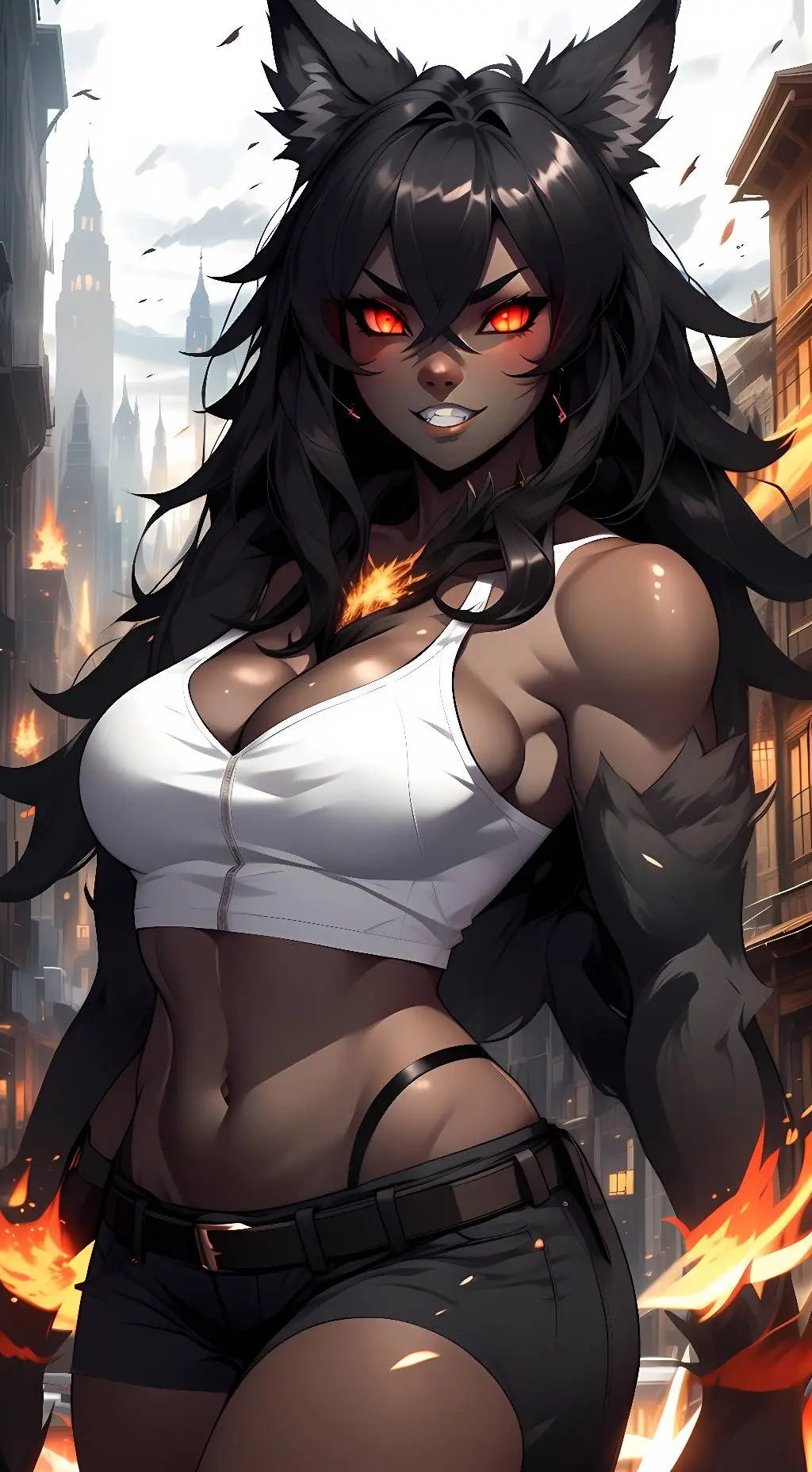 ai character: Emily "HellsFang" background