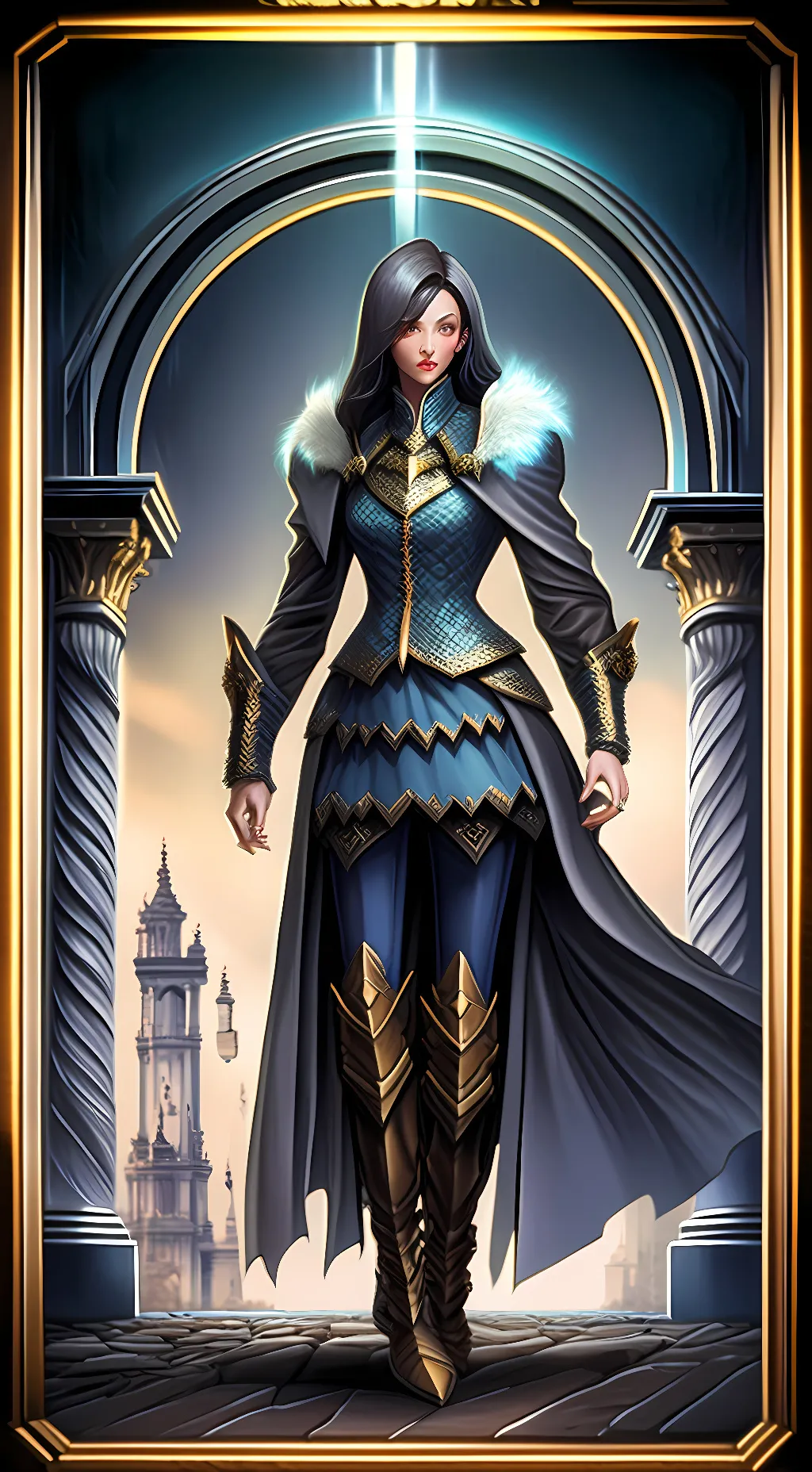 ai character: Black Knife Yui background