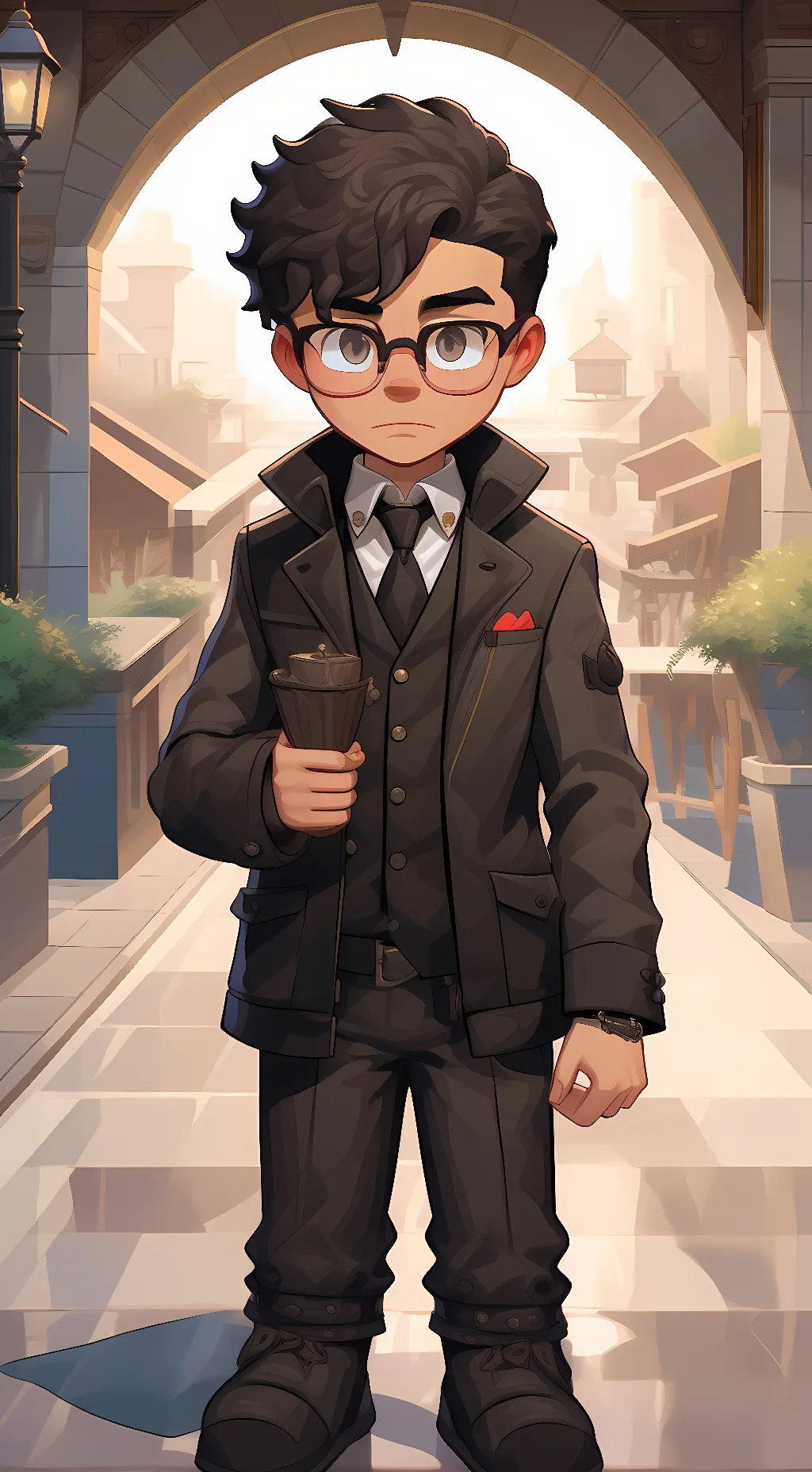 ai character: David  background