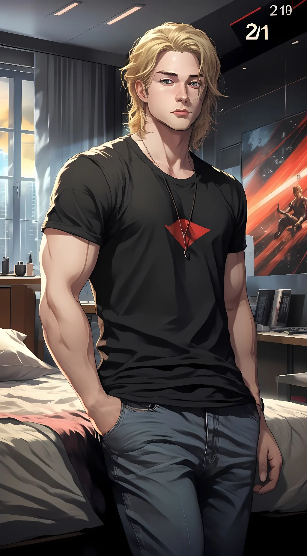 ai character: Friedrich background