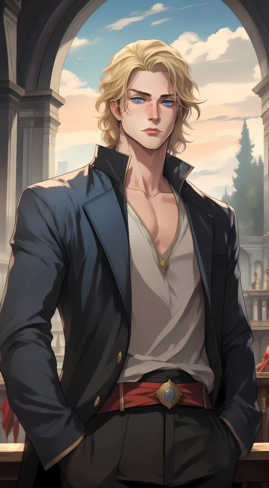 ai character: King Anton 1 background