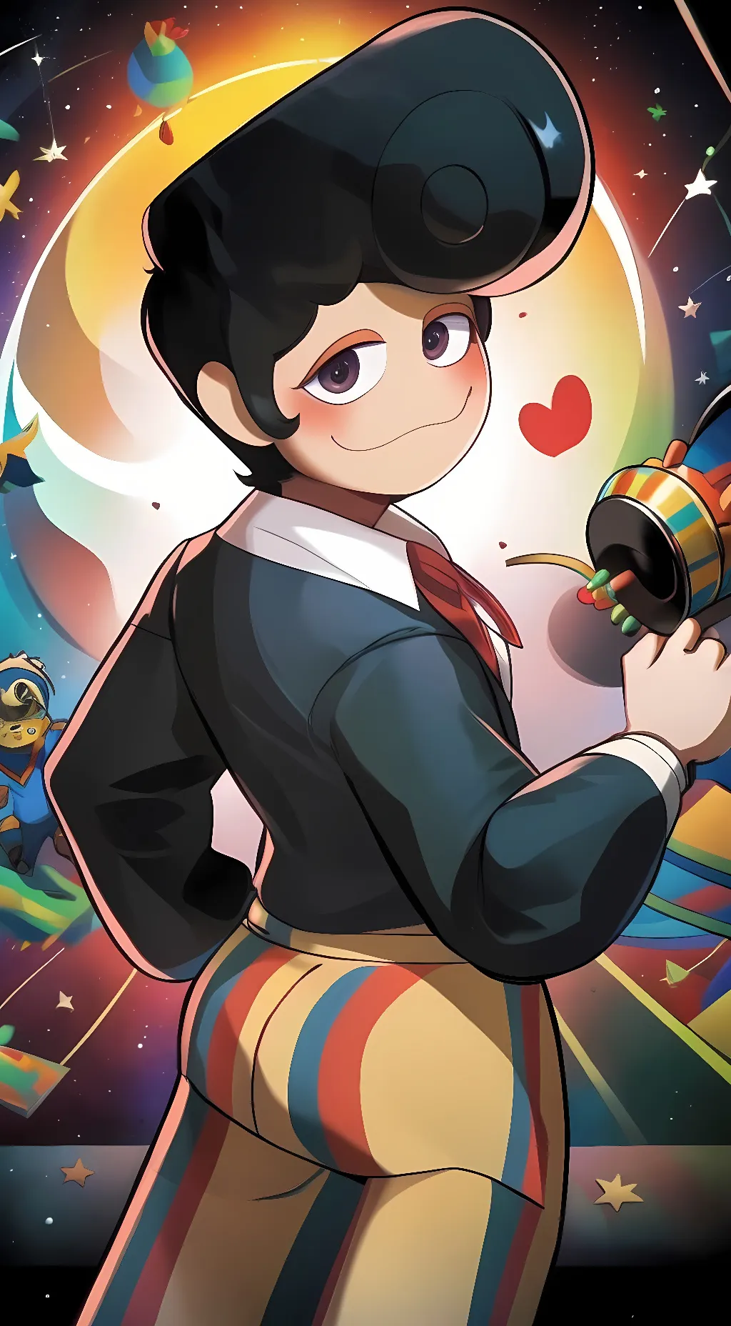 ai character: Wally darling  background