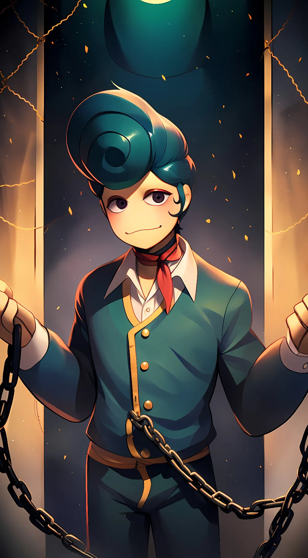 ai character: Wally Darling  background