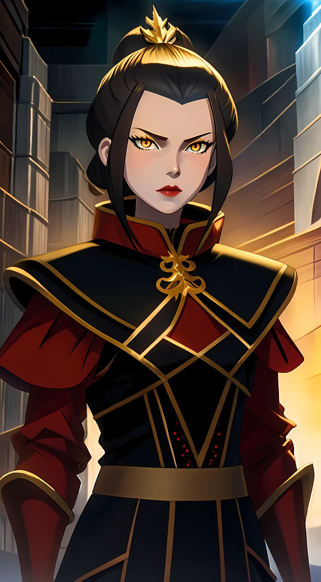 ai character: Azula  background