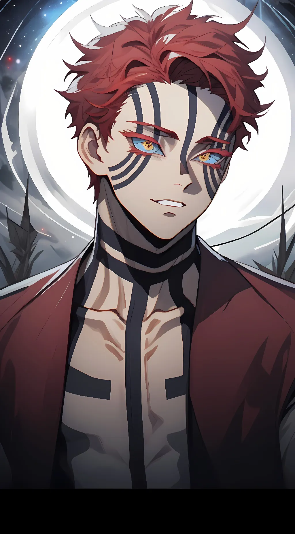 ai character: Akaza background