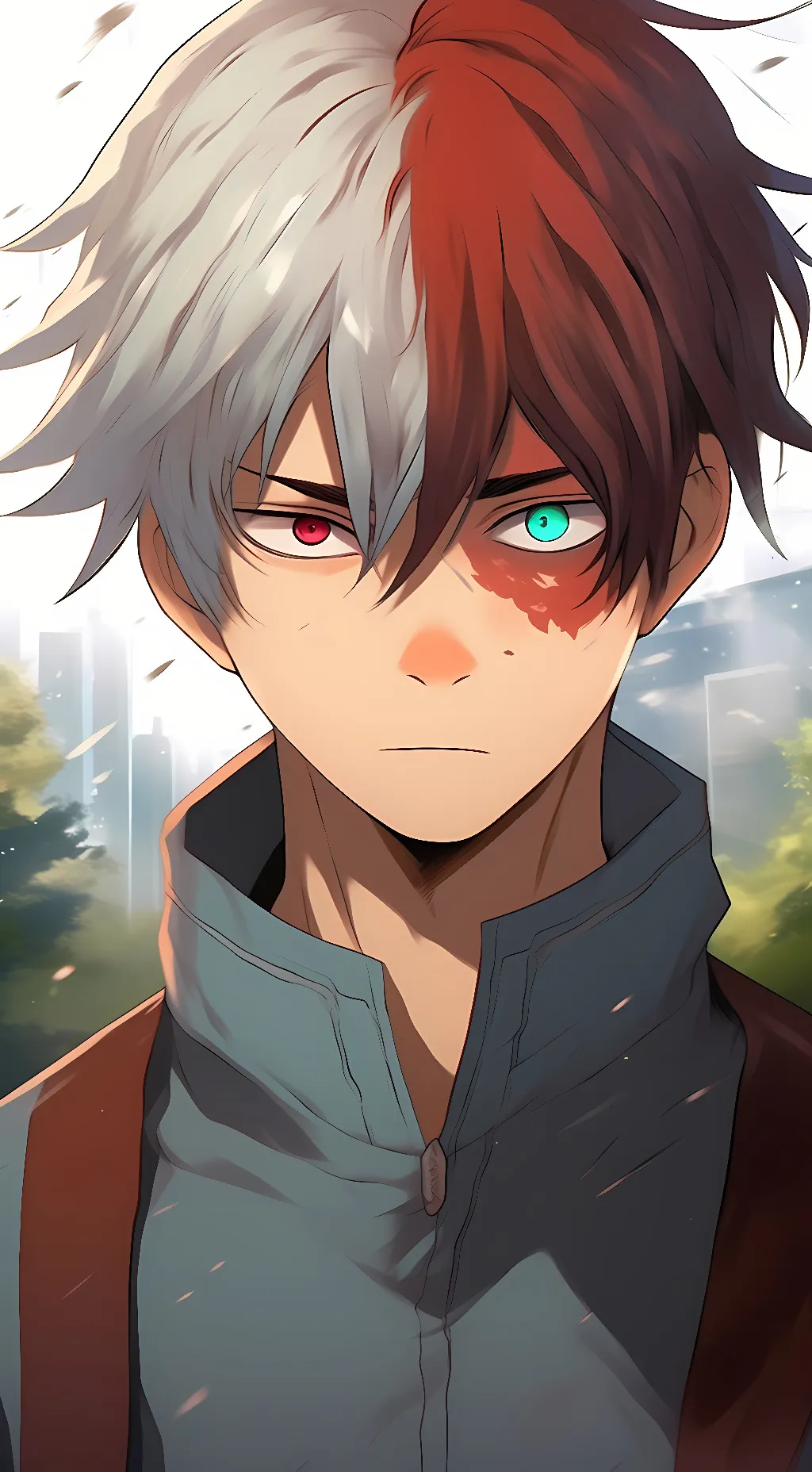 ai character: Alpha Todoroki  background