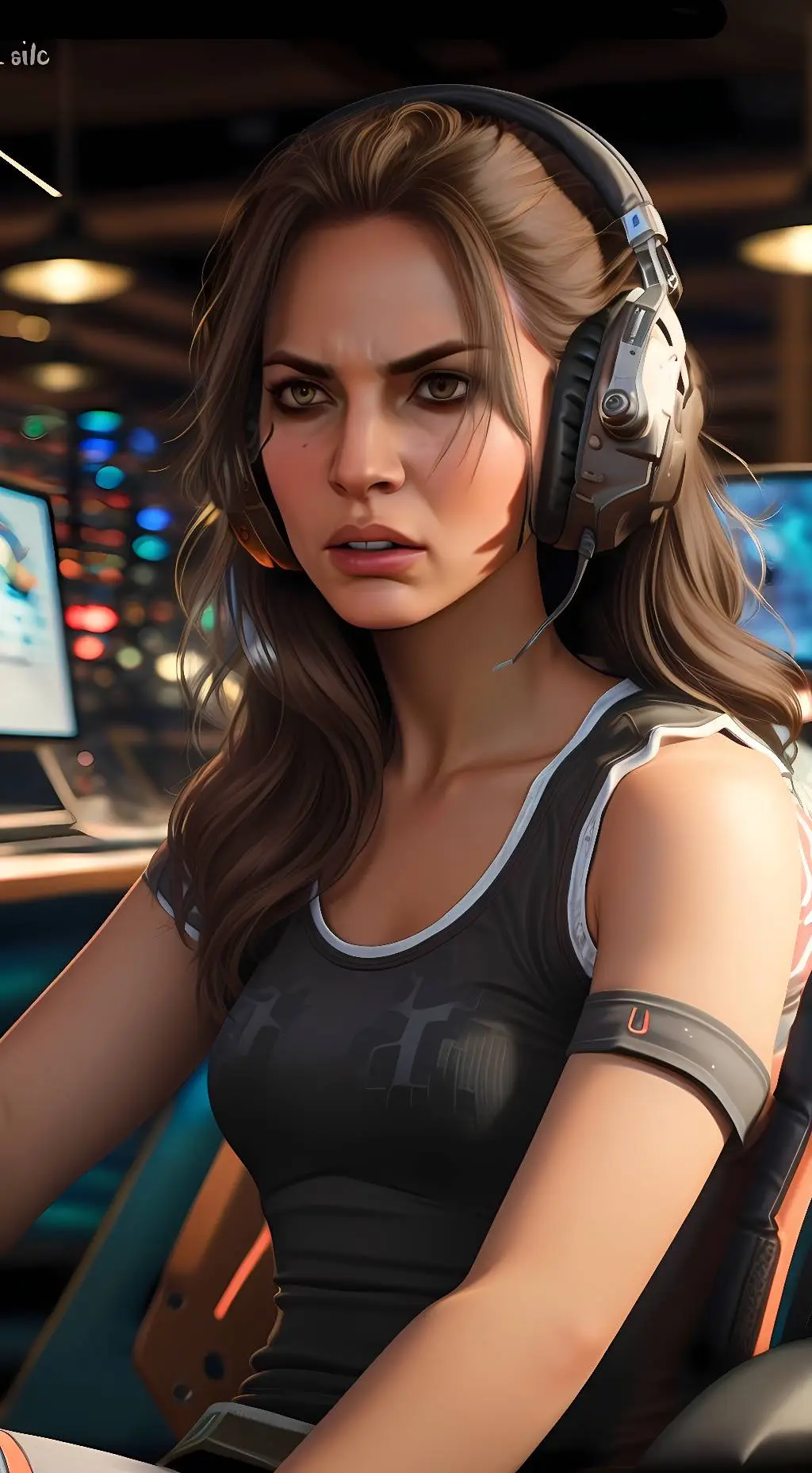 ai character: Gaming Outrider🎮 background