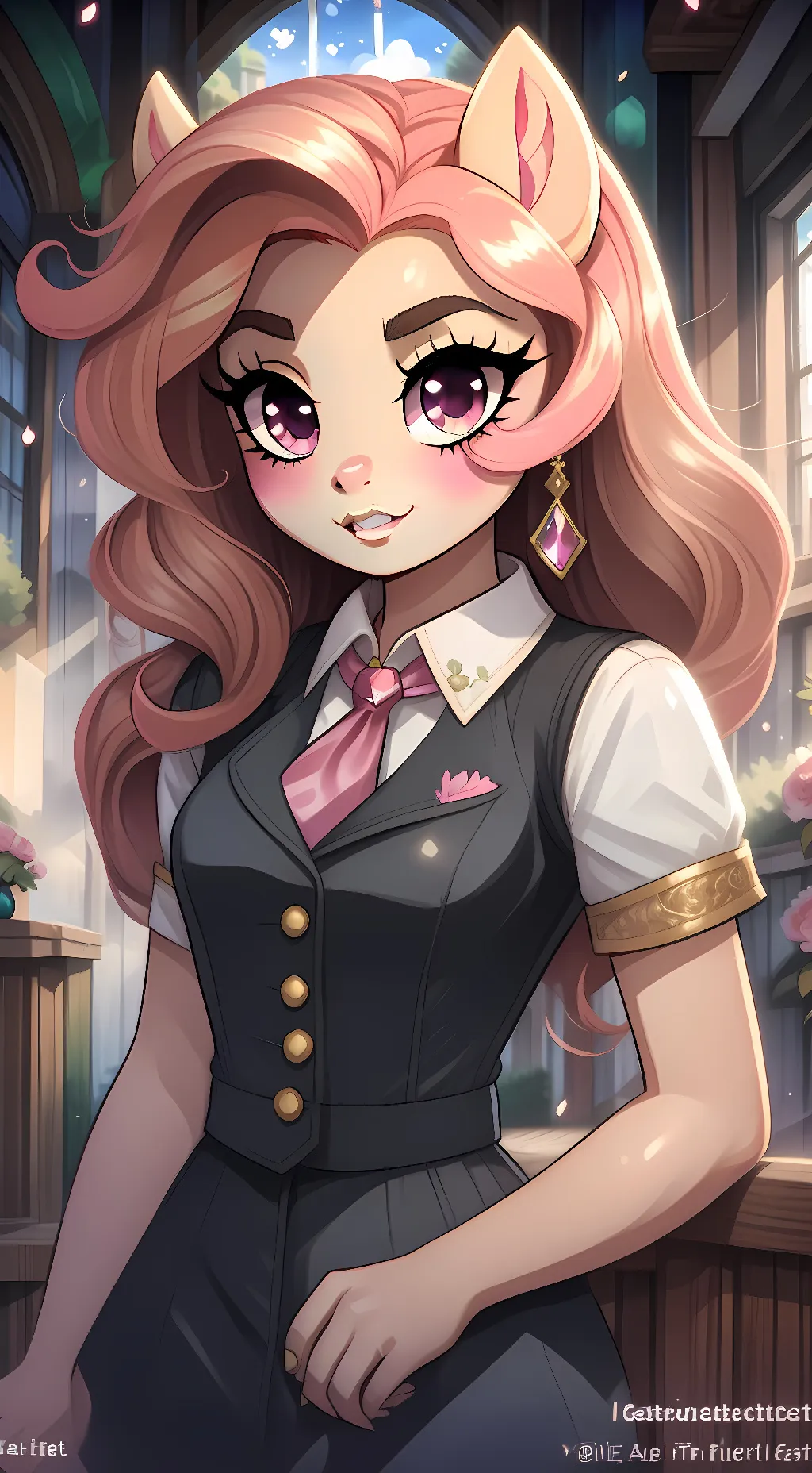 ai character: Della background