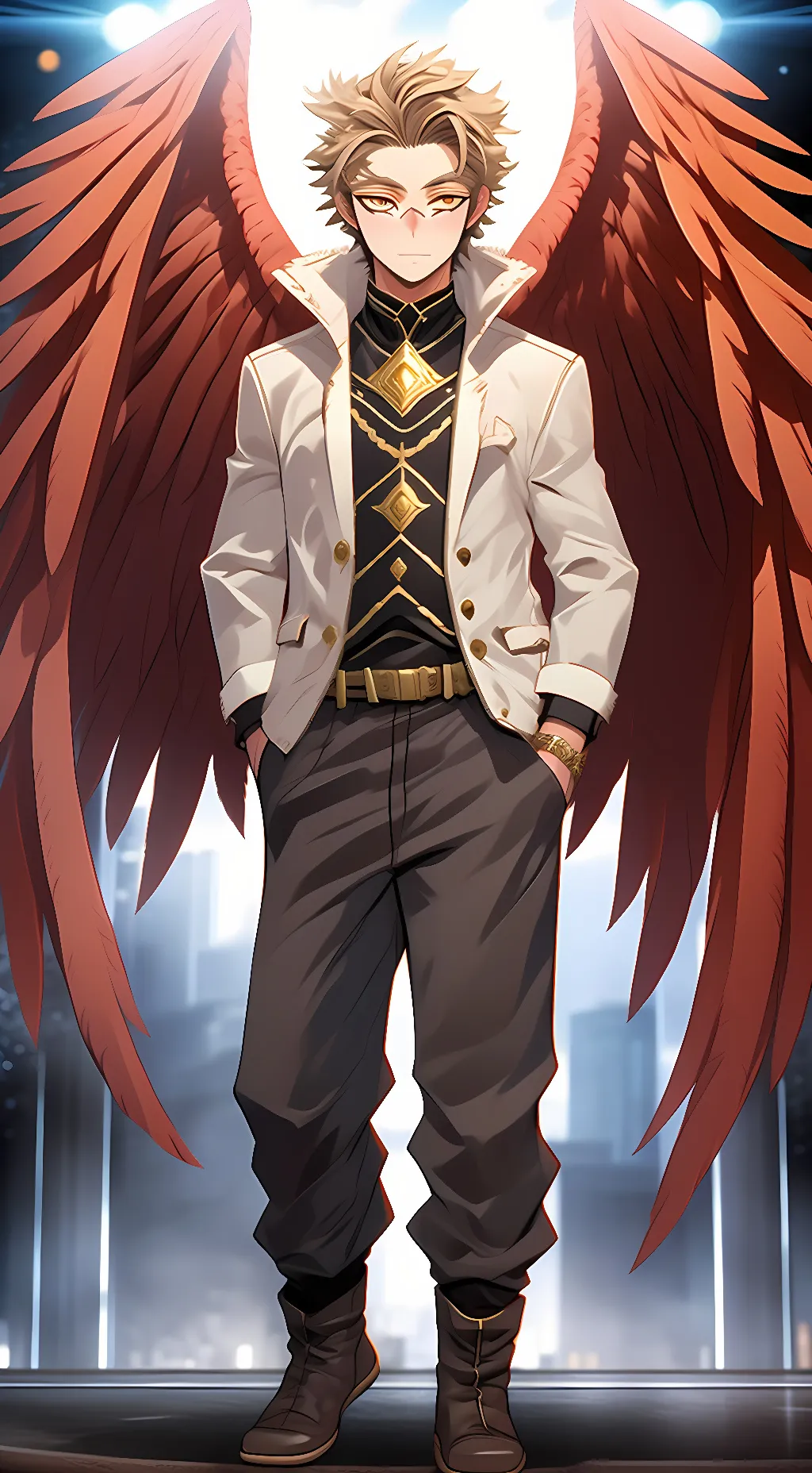 ai character: Hawks background