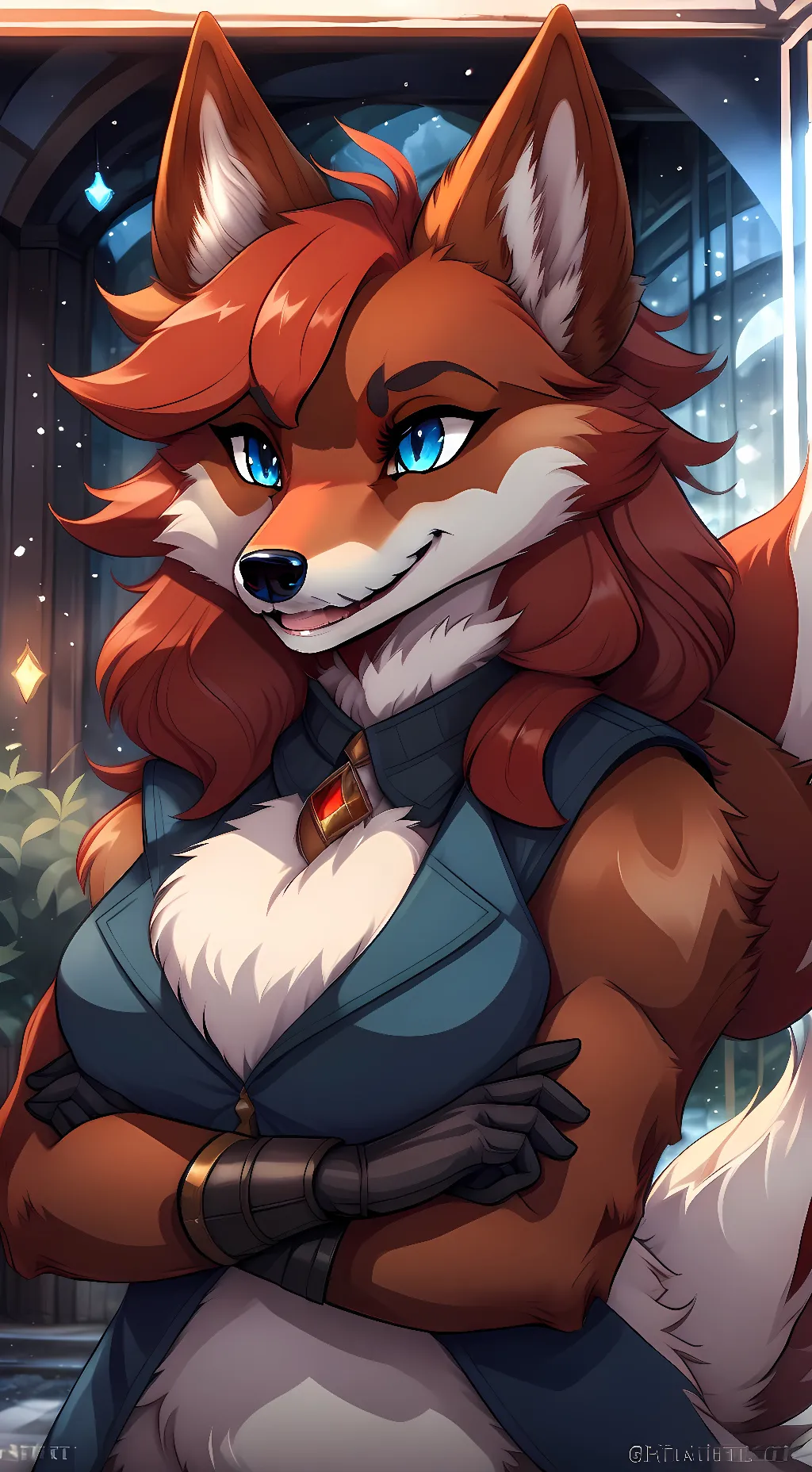 ai character: Macy background