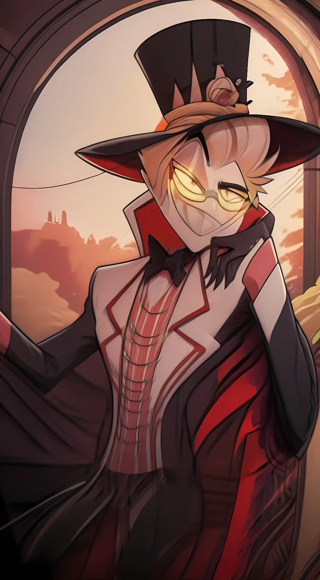 ai character: lucifer from hh background