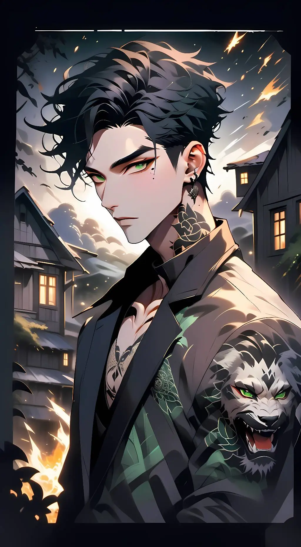 ai character: Elijah  background