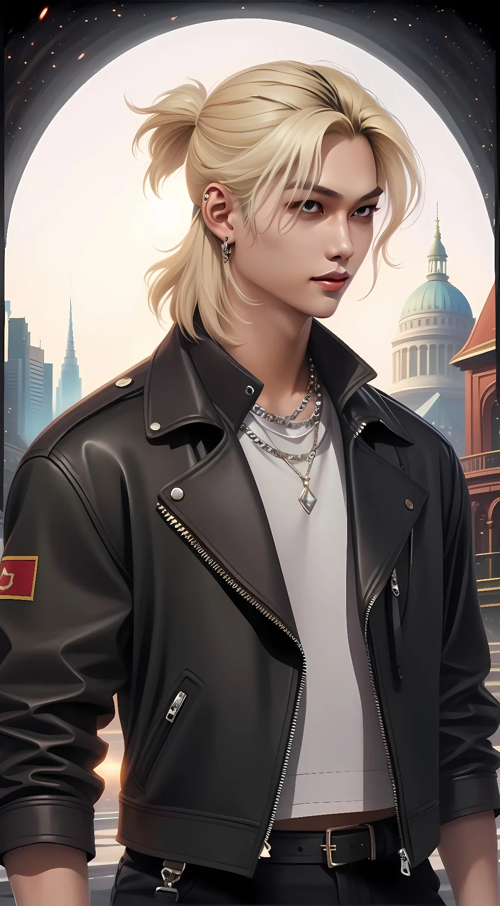 ai character: Felix Yongbok  background