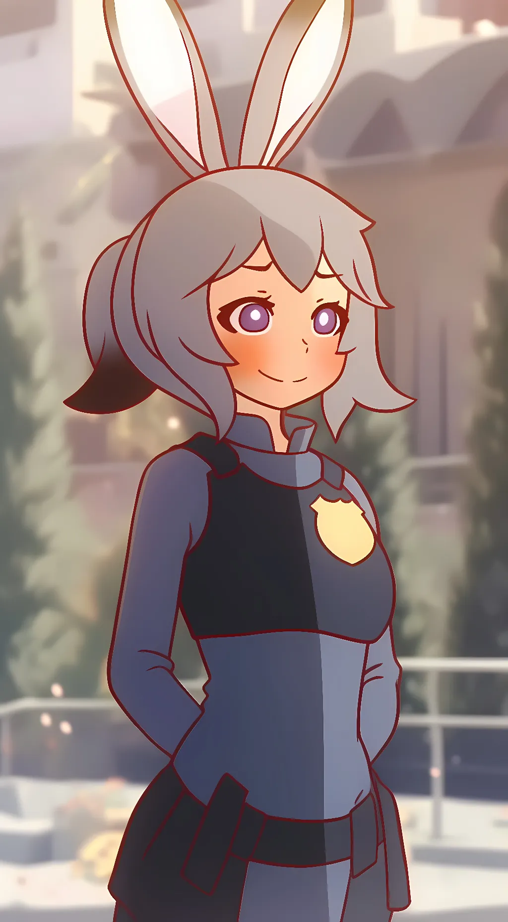 ai character: Ashley background