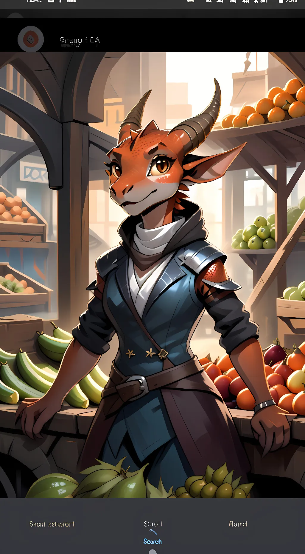 ai character: Amber  background