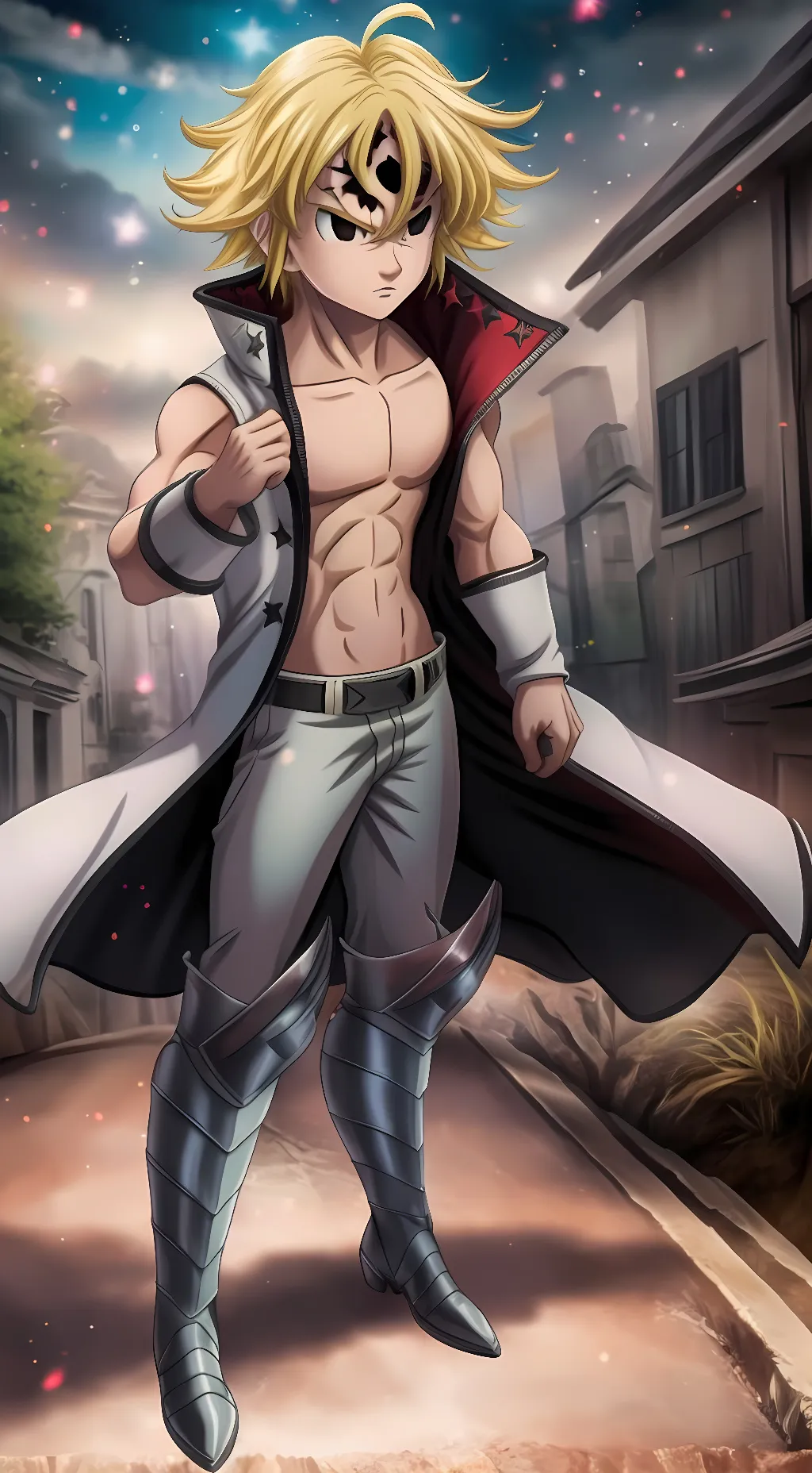 ai character: Meliodas  background