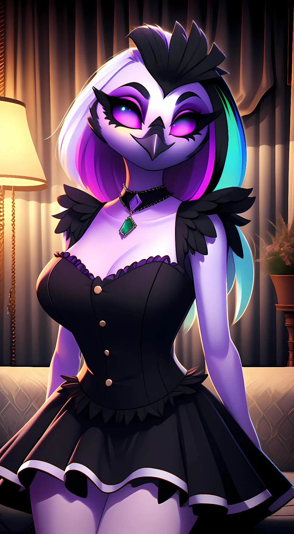 ai character: Merla background